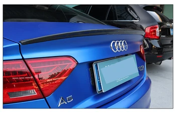 Za Audi A5 Ogljikovih Vlaken Zadnji Spojler Krilo 4-Vratni Sedan 2009 - 2016 S5 Slog Trunk Lid