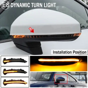 Za Audi TT TTS TT RS MK3 8S-2020 R8 2016-2020 Dinamično Vključite Opozorilne Luči LED Strani Ogledalo Zaporedno Indikator