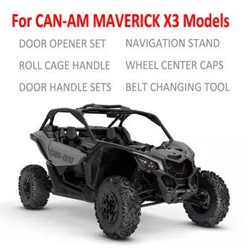 Za Can-Am Maverick X3 Modeli Vrat Odpirač Roll Cage Ročaj Določa Pasu Spreminjajoče Se Orodje Wheel Rim Središče Center Kape Navigacija Stojalo