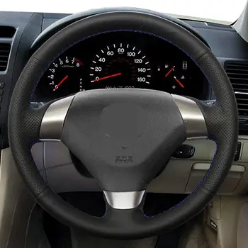 Za Honda Accord 7 Coupe 2003-2007 (3-Govoril) Ročno Šivanje Black Pravega Usnja Avto Volan Pokrov