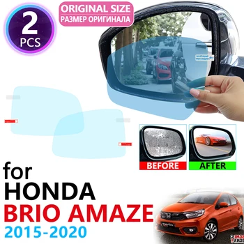 Za Honda Brio Amaze Brio Satya RS~2020 Polno Kritje Rearview Mirror Rainproof Anti Meglo Film Pribor 2016 2017 2018 2019