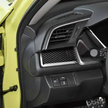 Za Honda Civic 10. Gen 2016-2019 Avto Centralni Nadzor Levi Trak Dekorativni Pokrov Nalepke Notranje zadeve Ogljikovih Vlaken Dodatki