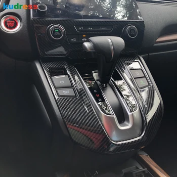 Za Honda CRV CR-V 2017 2018 2019 Lesa Zrn Avto Notranje zadeve Prestavna Plošča Pokrov Trim Dekoracijo Okvir Nalepke, Dodatki LHD