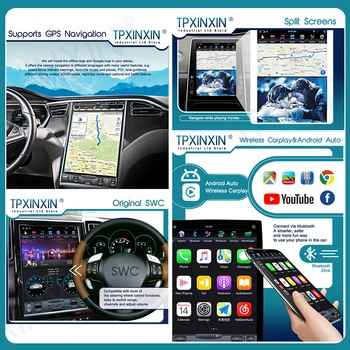 Za Infiniti FX35 FX45 2004 2005 - 2008 Android Avtomobilski Stereo sistem avtoradio z Zaslonom Tesla Radio Predvajalnik Avto GPS Navigacija Vodja Enote