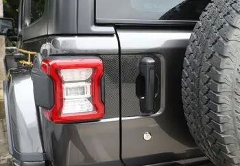 Za Jeep Wrangler JL 2018 2019 2020 vrata prtljažnika Zgrabi Ročaj Osnovno Dekoracijo Plošča Pokrov Trim Nalepke ABS Ogljikovih Vlaken Avto Opremo