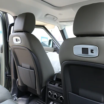 Za Land Rover Defender 110 2020 ABS Chrome Sedež Nazaj Vrata USB Plošča Okvir Pokrova Trim Dekorativne Nalepke Avto Dodatki