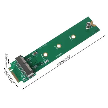 Za macBook Air Pro 12+16 Zatiči SSD na M. 2 Tipka M (NGFF) PCI-e Adapter Pretvornik Kartice za PC Računalnik Pribor P9YA