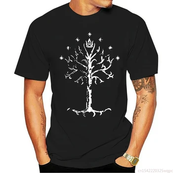 Za Moške Band T Srajce Belo Drevo, Gondorja Gospod Obroč Zgleduje Kratek Shirt Tiskanje