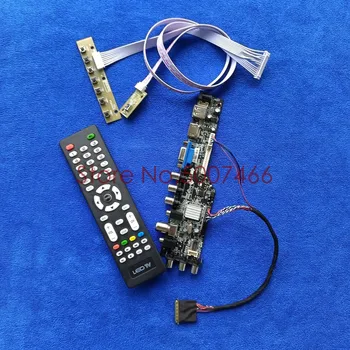 Za NT156WHM-N10/N50 DVB digital signal univerzalno VGA, USB, AV in TV 3663 plošča LVDS 40Pin 1366*768 LCD Krmilnik odbor DIY Kit