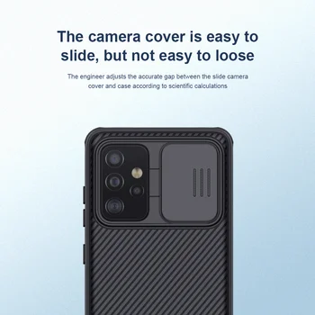 Za Samsung Galaxy A52 5G Primeru Nillkin Stran Fotoaparata Zaščite Ohišje za Samsung Galaxy A52 4G Pokrov