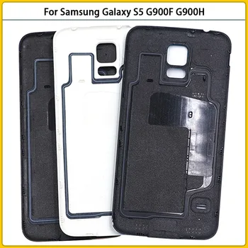 Za Samsung Galaxy S5 G900F G900H i9600 Plastičnih Sredini Okvirja Ploščo + Baterija Hrbtni Pokrovček Zadnja Vrata S5 Stanovanj Primeru Zamenjajte