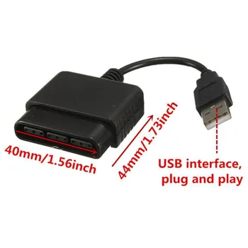 Za Sony PS1 PS2 PlayStation Dualshock 2 Joypad GamePad za 3 PS3, PC USB Igre Krmilnik Adapter Pretvornik-Kabel brez Voznika