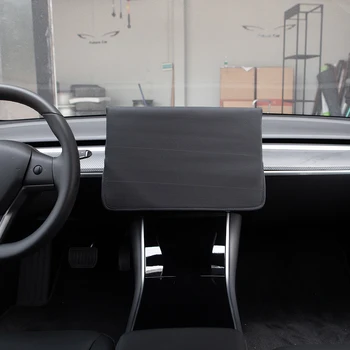 Za Tesla Model 3 2017-2021 Model Y Black Brez Pismo Rokav Zdrsne Na Dežnik Zaščitnik Zaslon Zaslon Prahu Kritje