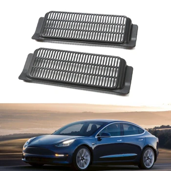 Za Tesla Model 3 Notranje zadeve Nazaj izstopu Zraka Vent Kritje Anti-Blokiranje Pod Sedež