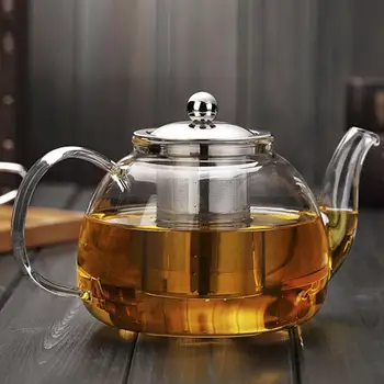 Za večkratno uporabo iz Nerjavečega Jekla Čaj Infuser Košarico Fine Očesa Čaj Cedilo z 2 Ročaji Pokrov Čaj Aparat Filtri za Drobiž Listov Čaj #137