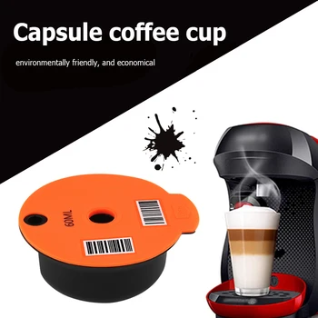 Za večkratno uporabo Plastičnih Aparat Kapsule Pokal Nastavite Strokovno Filter Košare Pod + Žlico Krtačo za Bosch-s Tassimoo Cafe Kuhinjski Pripomočki