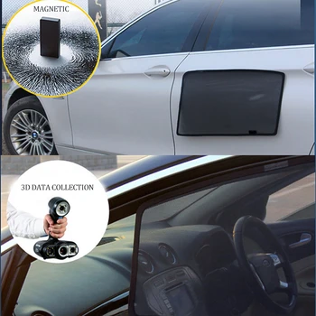 Za Volkswagen Tiguan Touareg Touran Multivan / Magnetni Posebno Zaveso Okna Sončniki Očesa Odtenek Slepe In Jih V Celoti