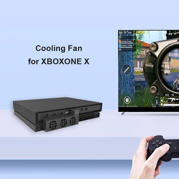 Za Xbox Igre c Fan Prenosni Nadzor Temperature USB Hladilni Ventilator za Xbox One X Igralno Konzolo Zunanje 3 Navijači Pametni Hladilnik