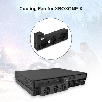 Za Xbox Igre c Fan Prenosni Nadzor Temperature USB Hladilni Ventilator za Xbox One X Igralno Konzolo Zunanje 3 Navijači Pametni Hladilnik