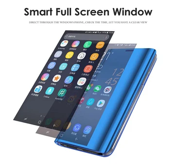 Za Xiaomi Mi 11 Lite Smart Flip primerom Ogledalo Za Moj 11 Lite M2101K9AG 2021 6.55
