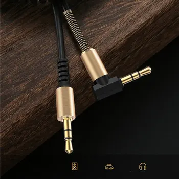 Za Zvočnik Slušalke iPhone Samsung Avto MP3 4 Mobilni Telefon Aux Kabel Žice 3.5 mm Audio Jack Kabel 3 5 Aux Kabel Moški-Moški