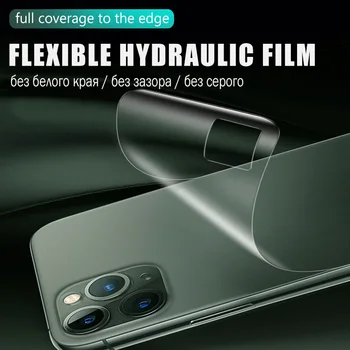 Zadnji Film O Za iPhone mini 12 11 Pro Max Screen Protector Hydrogel Filmov Za iPhone XS Max XR X XS 7 8 Plus Film Ni Stekla