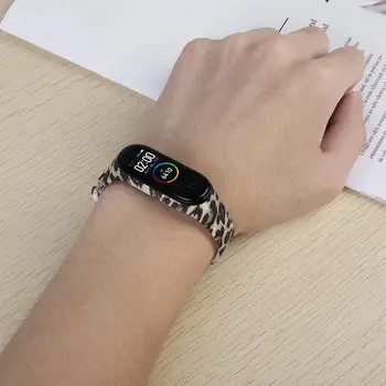 Zamenjava Zapestnica za Xiaomi Miband 3 4 Univerzalni Silikon Pisane Design za Moj Band 4 Watch Zapestje Traku za De 3 Manžeta