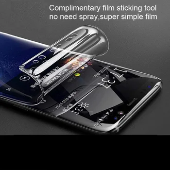 Zaslon Patron Hydrogel Film Za Sony Xperia 1 10 10Plus XA1 XA1 Ultra XZ1 Kompakten XA2 Polno Kritje Zaščitni Film Ni Stekla