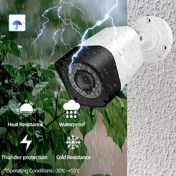 Zaznavanje obraza Ultra HD AHD Fotoaparat 1MP 2MP 5MP CCTV Video Nadzor Varnosti na Prostem Nepremočljiva Bullet Analogni Fotoaparat za dom