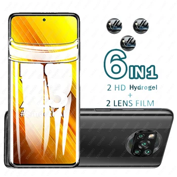 Zaščitna Hydrogel Film za Poco X3 NFC na Za Xiaomi Mi Pocophone Poko Pocco X3nfc X 3 Pocox3 NFC, Zaslon Patron Objektiv Stekla