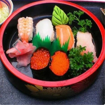 Zelena Listna Japonske Hrane Sushi Decoration Listi Trave Suši Ustvarjalne Plastičnih Listov, Sashimi Dekor Orodja, Vroče Prodaje