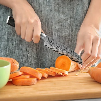 Zemen Kuhinja Chef 's Nož iz Nerjavečega Jekla, Kuhanje Noži Santoku Pripomoček za Jedilni pribor Cleaver Kruh Odrezanje Kuhinjski Pribor Orodje