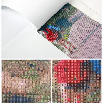 Zhui Star češnjo Na Pečini DIY 5D Diamond Slikarstvo Kit Vezenje Navzkrižno Šiv Nosorogovo Mozaik Set Home Decor Darilo