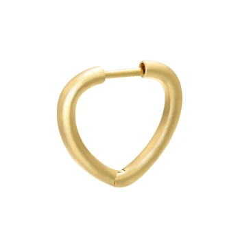 ZHUKOU 1piece 2020 zlata/srebrna barva majhne hoop uhani star srce Medenina Sijajni uhani obroče za ženske, nakit model:VE179