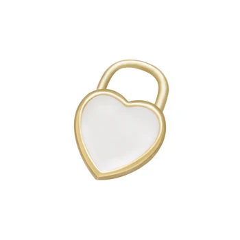 ZHUKOU 9x13.5 mm Medenina lep srca uhani čarobne gumbe za DIY nakit, izdelava majhen Obesek, nakit, dodatki Potrebščine model:VD730