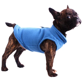 Zimski Flis Pet Oblačila Za Pse, Kuža Oblačila Francoski Buldog Plašč Pug Kostume Jakno Za Majhne Pse Chihuahua Telovnik Hondenkleding