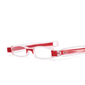 Zložljivi Branje Očala za Moške in Ženske Računalnik Obravnavi Očala 360-Stopinjski Vrtečih Obravnavi Očala Dioptrije +100 Do +400