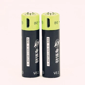 ZNTER 1,5 V AA Baterija za ponovno Polnjenje 1250mAh USB Polnilna Litij-Polimer Baterija Hitro Polnjenje preko Mikro USB Kabla