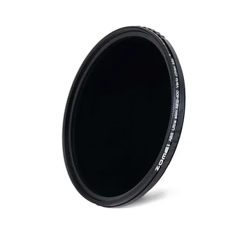 ZOMEI Ultra ABS Slim Nastavljiv Filtro Zatemnitev Nevtralni ND2-400 Filter Za DSLR Fotoaparat Lens49/52/58/67/72/77/82mm Ne X Spot