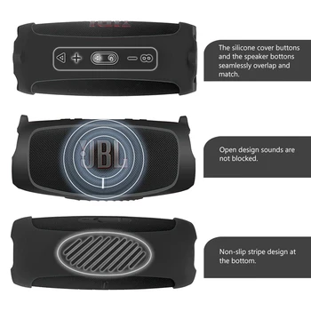ZOPRORE Najnovejši Zunanji Potovanja Silikonski Primeru Zajema Kože S Pasom za JBL Zaračuna 5 Prenosni Brezžični Bluetooth Zvočnik