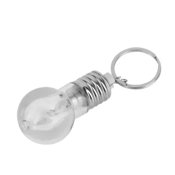 Zunanja LED Svetilka Svetlo pisane Mini Žarnica Svetilka Tipka Veriga Obroč Keychain Jasno Svetilko, Baklo Keyring kampiranje drobnega orodja