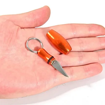 Zunanji Prenosni Rezalno Orodje Multi-Funkcijo Mini Orodje Key Ring Keychain Obesek Orodje Kapsula Nož v Žep Orodje za Popravilo prejete za prvo pomoč