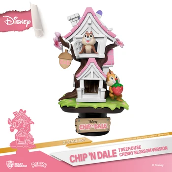 Zver kraljestvu Disney Čip N Dale Treehouse češnjev cvet različica Garaža Kompleti Model Kompleti za Zbiranje darilo igrače