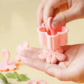 Češnjev Cvet modelček Pecivo Pecivo Plesni Torta Dekor Orodja Sakura Cvet 3D modelček Japonski Sladica Plesni Fondat