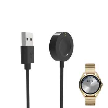 Črno Bel 1m Polnilnik USB2.0 Napajalni Kabel Kabel Za Emporio Armani Smartwatch Pametne Ure Polnjenje Baze Dodatki