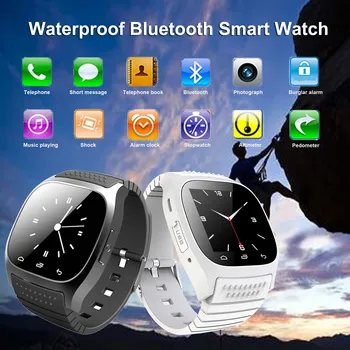 Šport Pametno Gledati M26 Pametna Zapestnica Bluetooth Z Klicanje Telefonskih Anti-izgubil Za IOS in Android Mobilne naprave Smartwatch Moški/Ženske Mode