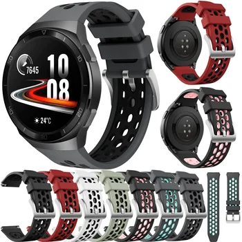Šport Silikonski Watch Trak Za Huawei watch GT 2e GT2 E originalni Smartwatch band Zamenjava Manšeta 22 mm Zapestnica pasu Correa