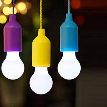 Žarnica LED Light Prenosni Pravi Barve Lučka Vrv Kliknite belo svetlobo, ki se Raztegne Darilo B3H0