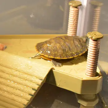 Želva Plavajoči Pomol Uživala Platformo Plavajoče Uživajte Sončenje Plastičnih Tortoise Plezanje Ploščadi Platforma za Plazilci Želva Pomol
