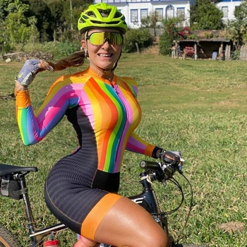 Ženska Kolesarska Oblačila Jumpsuit Bicyle Jersey Določa Poletje Kolo Skinsuit Kratek Rokav Triatlon Pro Team Enotno MTB Sportwear